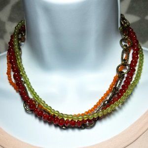 NEW Premier Designs Antiqued Brass Bead Necklace